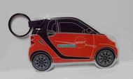 Smart x Brabus 限量特仕鑰匙圈   尺寸: 10 × 6 cm