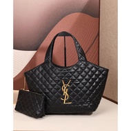 SAINT LAURENT SAINT LAURENT ICARE Bronze Accessories Tote Bag Tote Bag Shopping Bag Lambskin Handbag