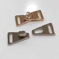 Leather Bag Buckle Lock Bag Buckle Female Bag Metal Hardware Lock Buckle Bag Luggage Accessories Tur