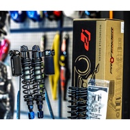 Zontes 368G XMAX V1 V2 V3 100% Original PROFENDER X-Series PLUS Rear Shock Absorber Black/ Red STD L