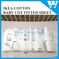 IKEA COTTON FITTED SHEET FOR BABY COT 60X120CM / BABYCOT SOFT BEDSHEET / CADAR KATIL BAYI