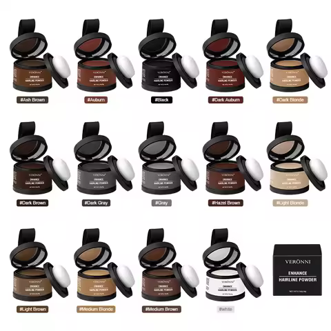 Hairline Shadow Powder,Instantly Conceal Hairline And Hair Root, Waterproof Hairline Powder Filler,H