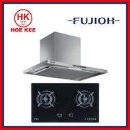 Fujioh FH-GS6520 SVGL Glass Hob / Fujioh FH-GS6520 SVSS Stainless Steel Hob + Fujioh Chimney Hood FR-CL1890R
