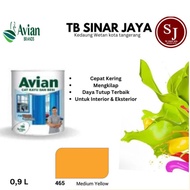 Cat Kayu Dan Besi Avian 1Kg / Cat Minyak Sintetis - 465 Medium Yellow