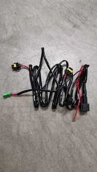 12V /24V H4 H3 H1 H7 H11 Headlamp Foglamp Spot Light Fog Light Wiring Kit And Foglamp Spot Light On