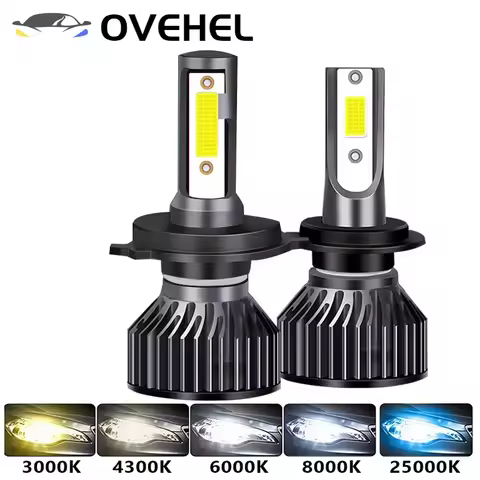 Car Headlight H7 Led Headlight 16000LM H1 H4 LED Bulbs Lamps 3000K 4300K 6000K 8000K 80W H8 H9 H11 L