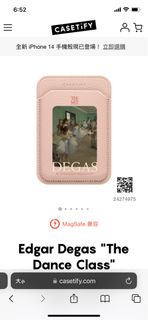 Casetify 手機卡套 Edgar Degas "The Dance Class" MagSafe Wallet