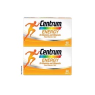 CENTRUM ENERGY VITAMIN B COMPLEX & MINERALS + VITAMIN C & E (2 x 60 Tablets)