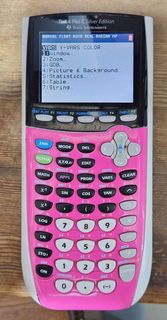 texas instruments ti-84 plus c GRAPHIC CALCULATOR