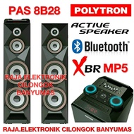 Speaker POLYTRON PAS 8B28 Aktif Polytron PAS8B28 Bluetooth MP5 Poly