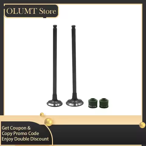 1/4/8 Pairs Motorcycle Engine Parts Intake Exhaust Valve Stem Kit For KAWASAKI ZR250 Balius-II ZX250