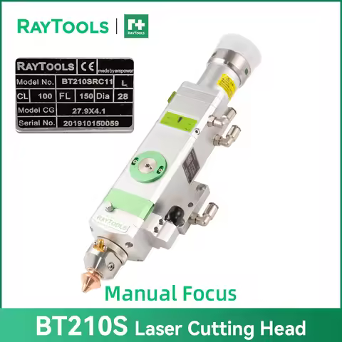 Raytools BT210S 1.5KW Fiber Laser Cutting Head CL100 F150 Empower for Metal Cutting Machine
