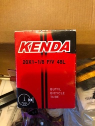 KENDA單車內軚 20X1-1/8 F/V 48L