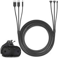 Skywin 3-in-1 Round HTC Vive Compatible Cable - Replacement 3-in-1 Connection Cable for HTC Vive Hea