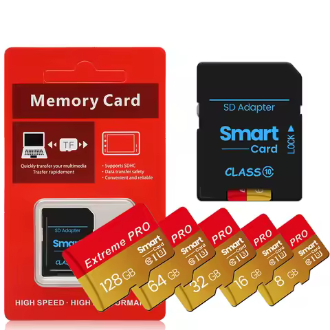 JASTER Mini TF/SD Memory Card 8GB 16GB 32GB 64GB 128GB U1 C10 Storage Devices U1 for Phones Nintendo