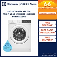 Electrolux EWF9024D3WC 9kg UltimateCare 300 Front Load Washing Machine with 2 Years Warranty