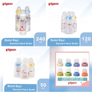 Botol Dot Susu & Tutup Botol Pigeon Standar Neck Bayi Original Pigeon