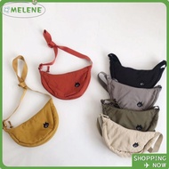 MELENE Shoulder Bag Nylon Solid Color Large Capacity Dumpling Bag
