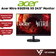 ACER NITRO KG251Q X0 / KG251Q P3 (180HZ) GAMING MONITOR ( VA FHD / 0.5MS / 200HZ / AMD FREESYNC / HD