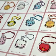 GANTUNGAN [Ballchain] Keychain BTS Minini inspired - BTS Minini Keychain - BTS Bagcharm - BTS Bag ch