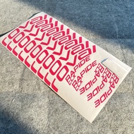 < STOCK > Lightning ROVAL RAPIDE CLX2 Road Wheel Set Logo Change Color Covering Wheel Rim Carbon Kni