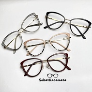 Angel Frame Women's Fashion Glasses with Custom Blueray Photochromic Bluechromic Lenses SK87087