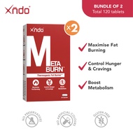[Bundle of 2] Xndo Metaburn™ Fat Burner 60S | Boost metabolism, Burn fats and Reduce water retention