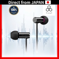 【Direct from Japan】final E500 Wired Earphones - Binaural ASMR & VR 360 Audio - Black