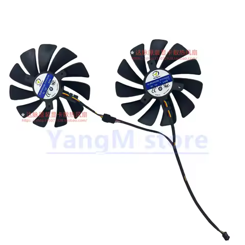 New Cooler Fan Cooling For XFX RX 590 580 Vega56/64 8GB FDC10U12S9-C CF1010U12S Radiator