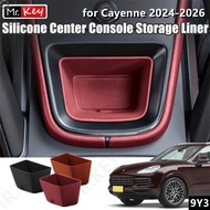 [Mr.Key]Porsche Cayenne 2024-2026 9Y3 Original Color Center Console Storage Box Silicone Liner Tray