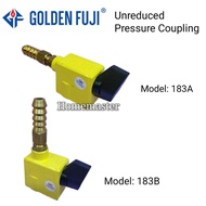 GOLDEN FUJI 183A 183B Gas Regulator Unreduced Pressure Coupling Kepala Gas Buatan Malaysia Dapur Gas