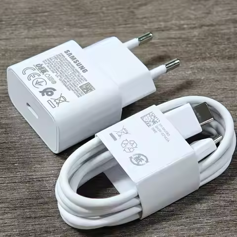 For Samsung 25W PD Charger Super Fast Charging Adapter T2510 For Galaxy S25 S24 S23 S22 S21 S20 FE F