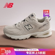 NEW BALANCE  NB530 官方老爹鞋男鞋女鞋情侣夏季复古低帮网面休闲运动鞋 月光米 MR530SH 【建议拍小半码】 37(脚长22.5cm)