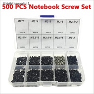 [Brightnessdin] 500pcs laptopputer screws set universal screw m2 m2.3 m3 Bq