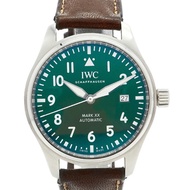 IWC 沙夫豪森飛行員手錶 Mark XX IW328205 綠色錶盤 男士