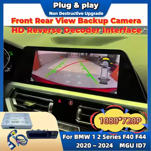 Parking Reverse Camera For BMW 1 2 Series F40 F44 2020 ~ 2024 MGU ID7 Upgrade Original Screen Plug &