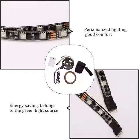 Waterproof Electric Scooter Foldable LED Strip Lights For Skateboard, Scooter, Party Decoration For 