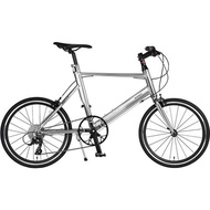 Gic 61523-09 [Small Bike MINIVELO9 (Minivelo 9) 20inch Exterior 9 Speed Metallic Silver]
