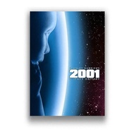 Poster 2001 A Space Odyssey Cetakan Seni Filem Sains Fiksyen Klasik Lukisan Kanvas Gambar Dinding Hi