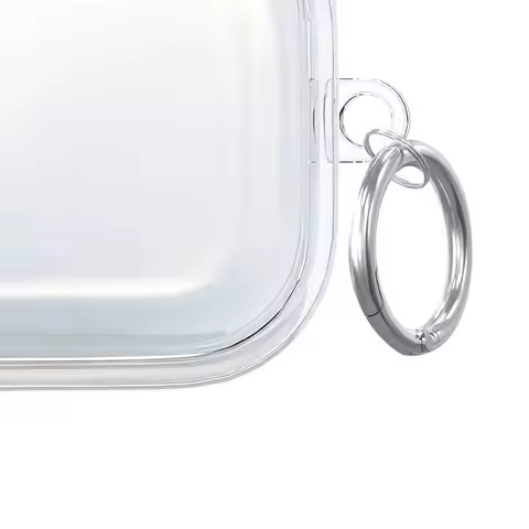 Clear Keychain Case for Samsung Galaxy Buds 4/4 Pro | Lightweight TPU Cover with Anti-Scratch Protec