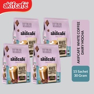 Akifcafe 3 in 1 White Coffee Mocha 4 Bag (40g X 15 stick)