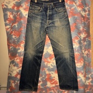 Preowned 日本製 Levi’s Vintage Clothing Big E LVC 66501 501xx J22廠 red ear W32 實腰30 Levis 洗水牛仔褲 selvedg