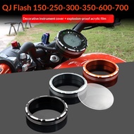 Qjmotor SRV250 Gauge Cover Decor Shield for SRV 250 Meter Protector Shell Upgrade