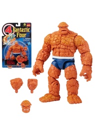 Marvel Hasbro Legends Series Retro Fantastic Four Thing 6-inch Action Figure Toy, Includes 3 Accesso