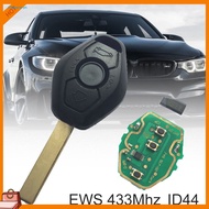 433MHz 3 Buttons Remote Car Key Fob with ID44 Chip for BMW E46 E39 3 5 7 Series