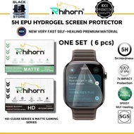 Rhihorn Self-Healing Screen Protector for Apple Watch Series 10 | 9 | 8 | 7 46mm 42mm 45mm 41mm Hydr