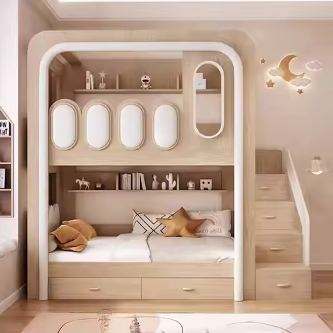 Storage Normal Kids Beds Expandable Normal White Design Princess Kids Bed Modern Single Custom Lit P