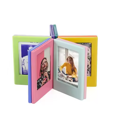 3 Inch Magnetic Photo Frames for Fujifilm Instax Mini Film Papers Double Sided Fridge Picture Frame 