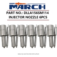 6pcs Diesel Fuel Injector Nozzle tip DLLA156SM114 for Isuzu 6WG1 Engine
