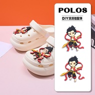 crocs accessories jibbitz crocs crocs jibbitz Crocs Accessories - Cartoon Nezha & Flower Decorated B